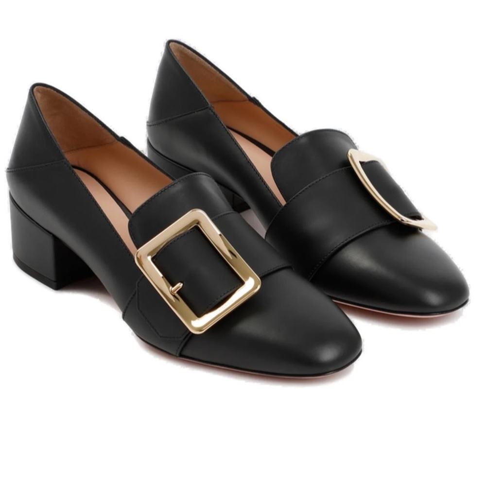 Bally Buckled Slip On Pumps